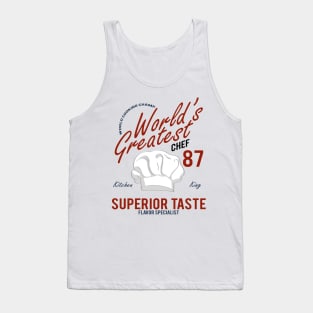 Worlds Greatest Chef Tank Top